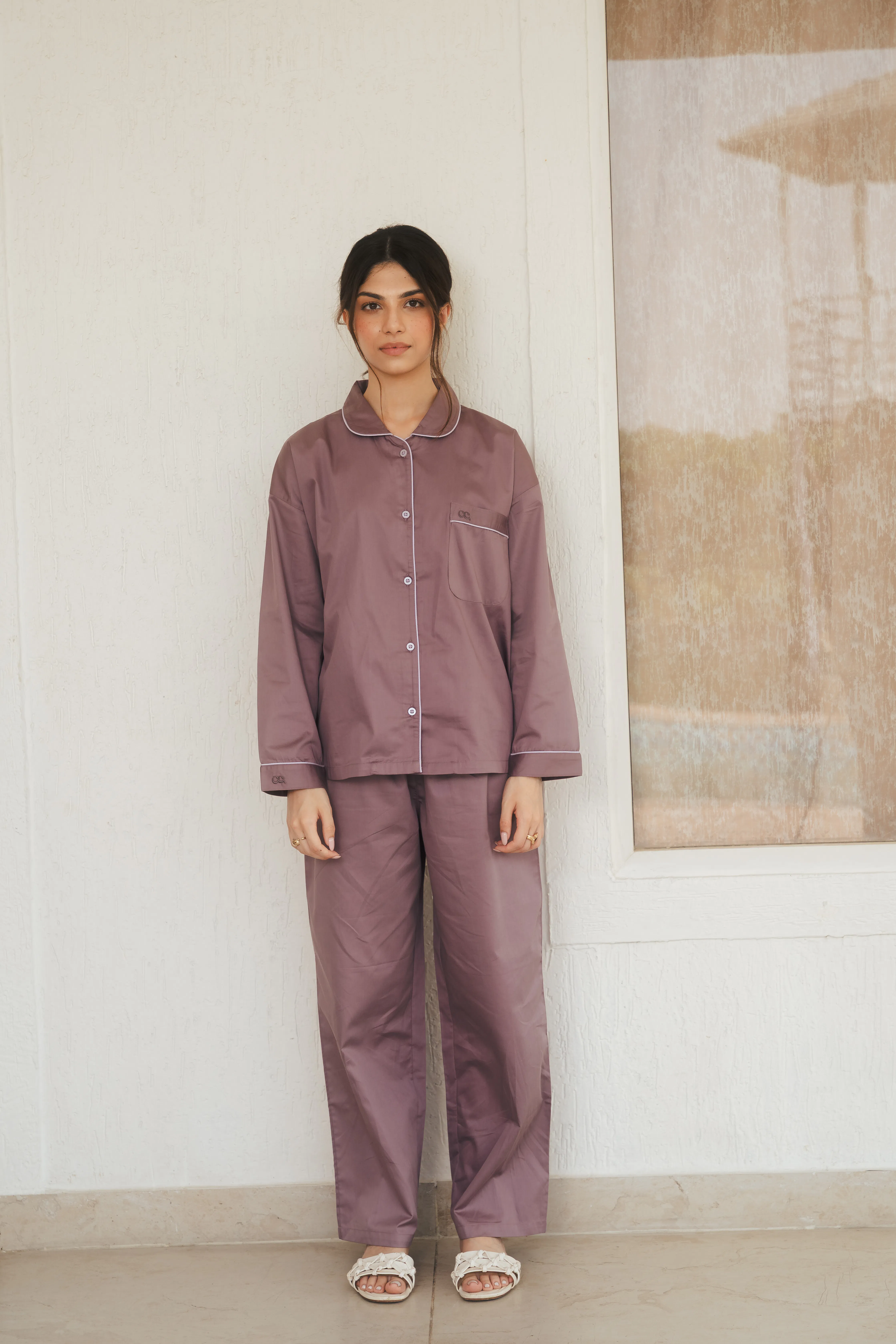 mauve on lounge set