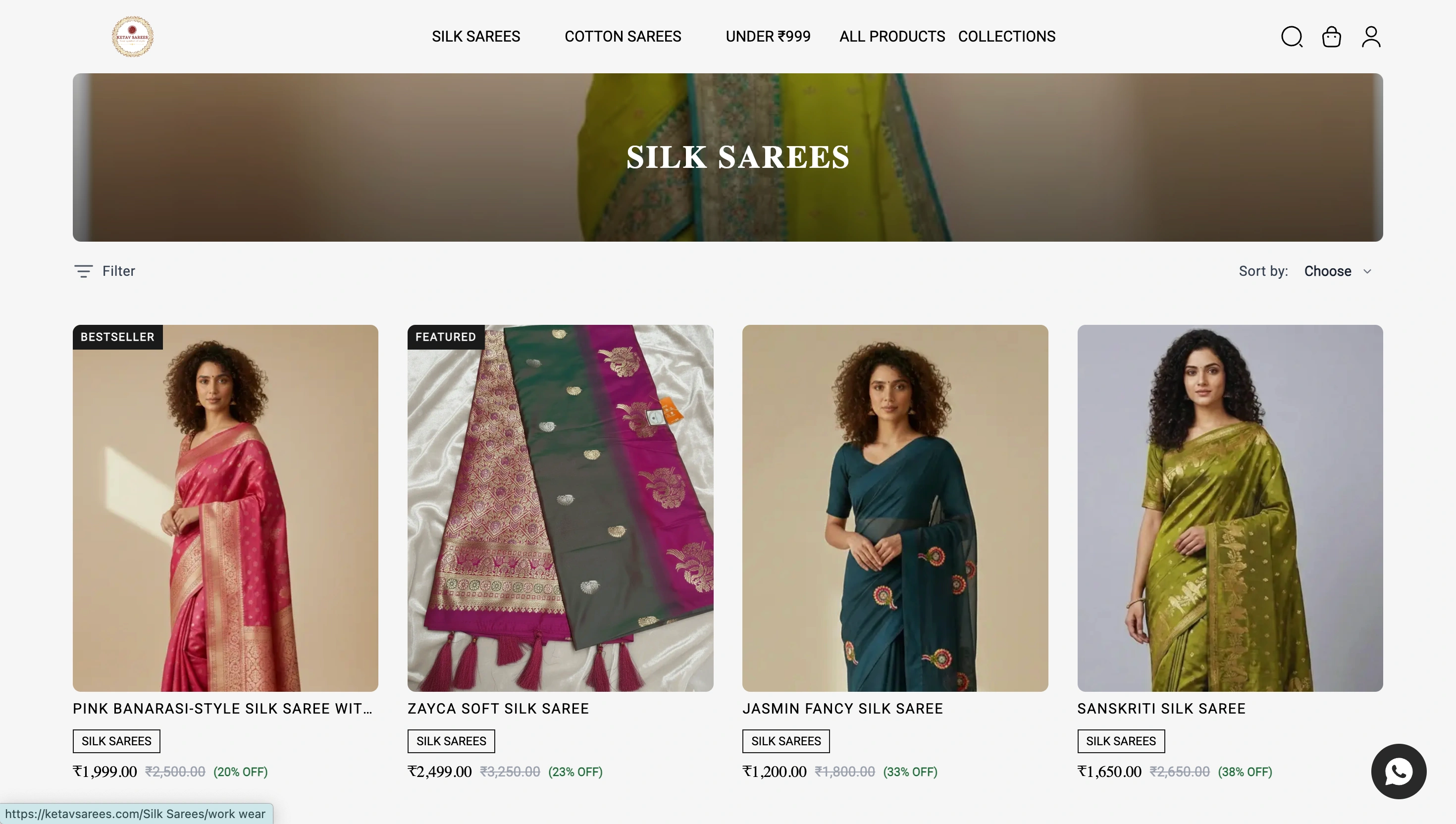 Ketav Sarees